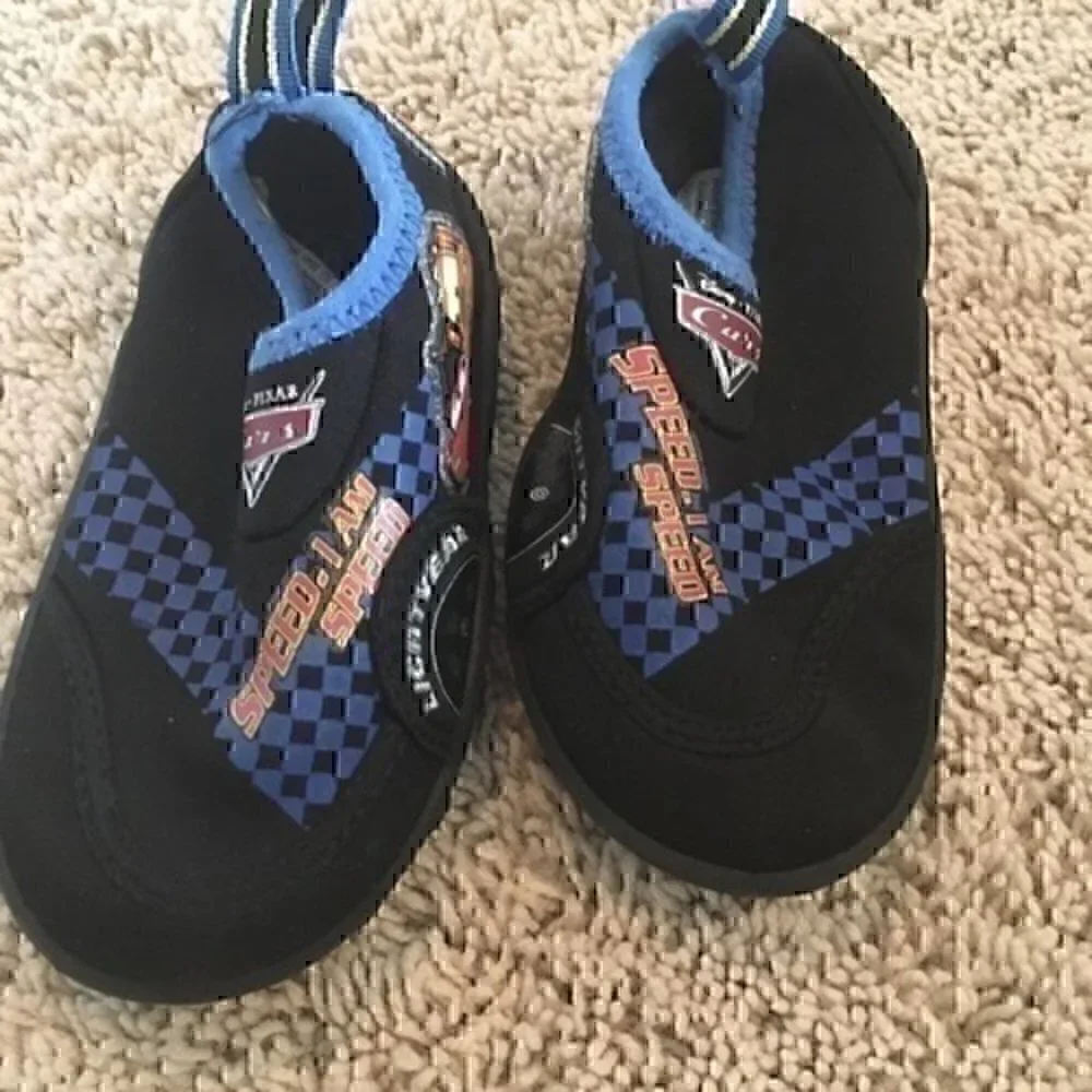 Disney cars size 6 water shoes